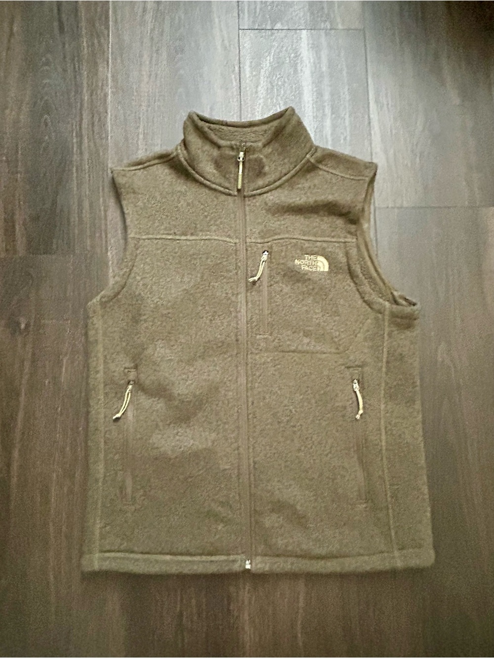 The North Face Olive Green Men's Fleece Vest